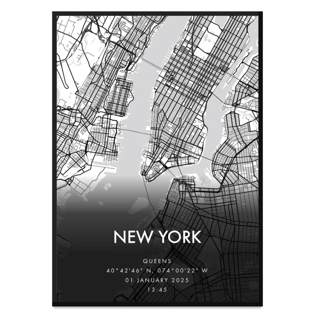 City map poster product