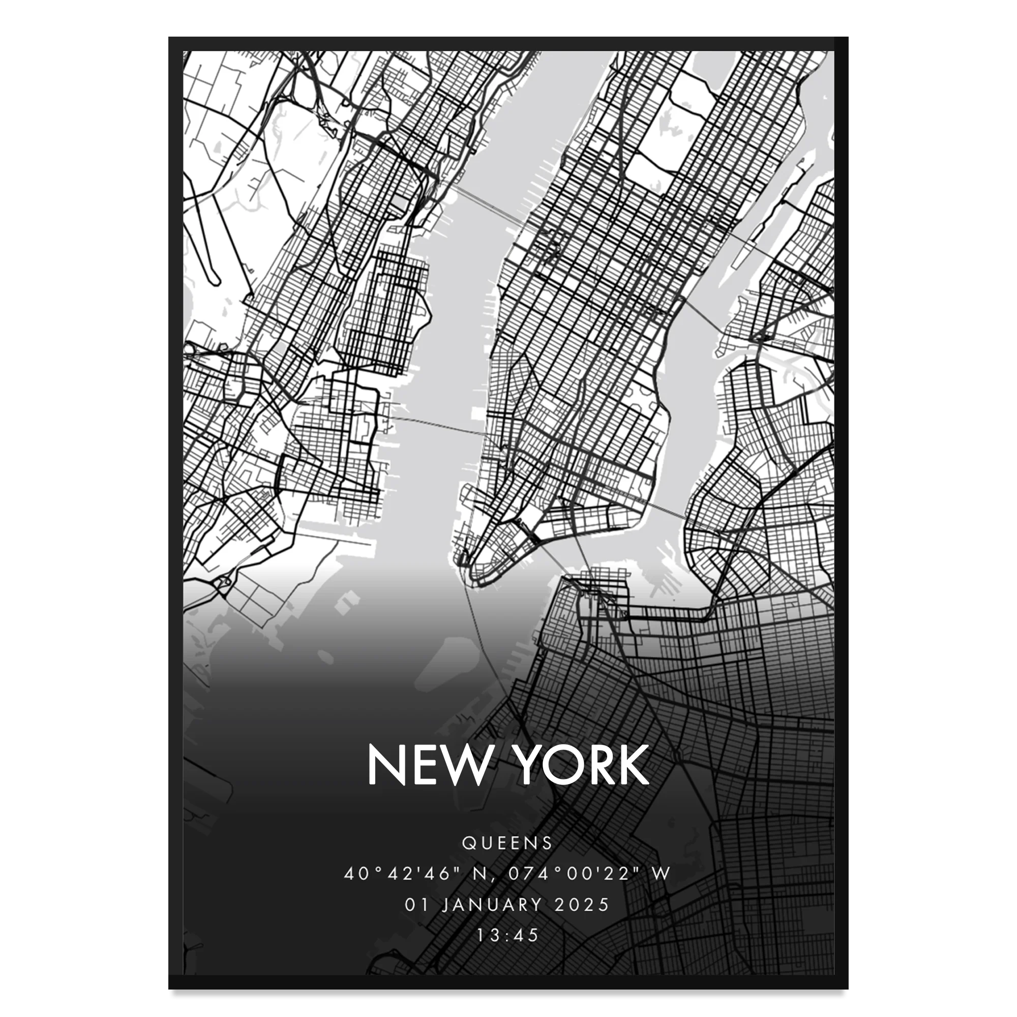 City map poster product