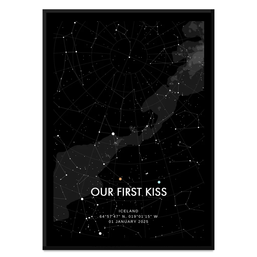 Star map poster product
