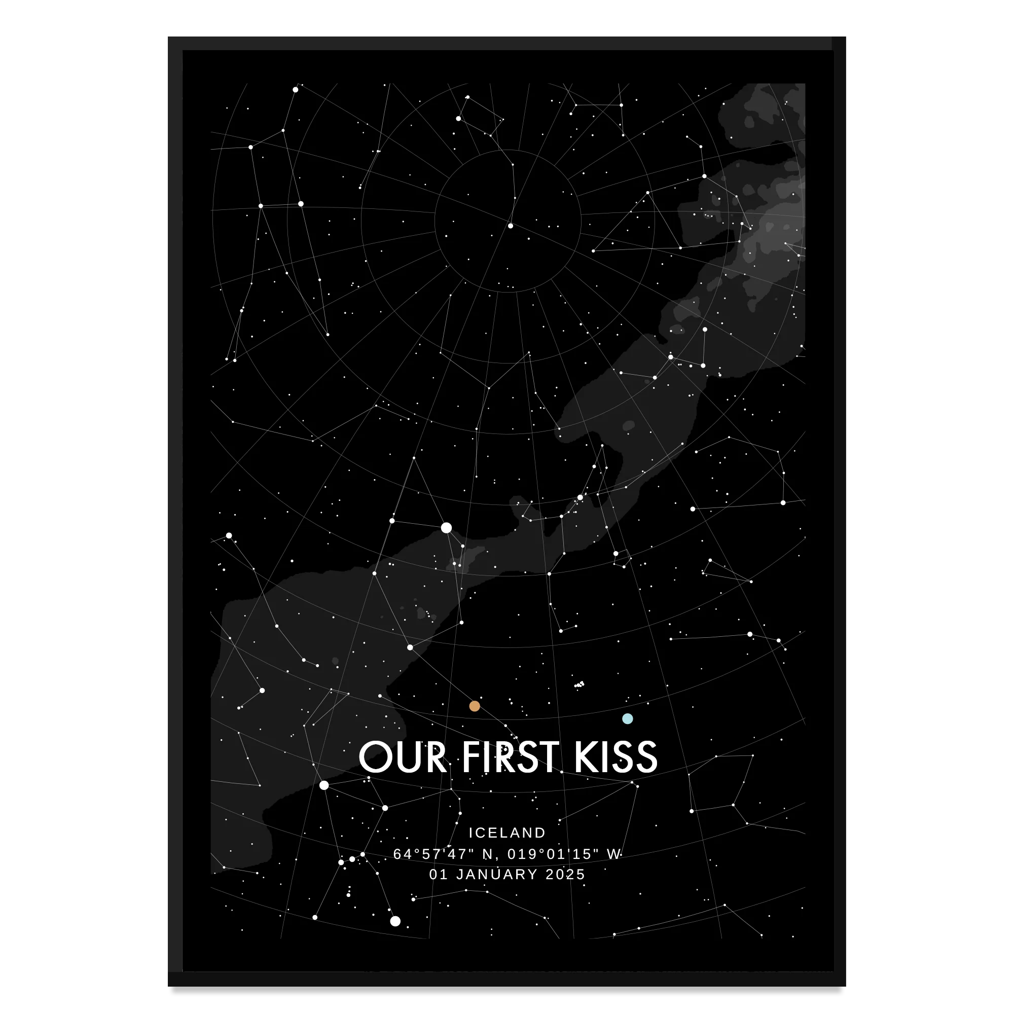 Star map poster product