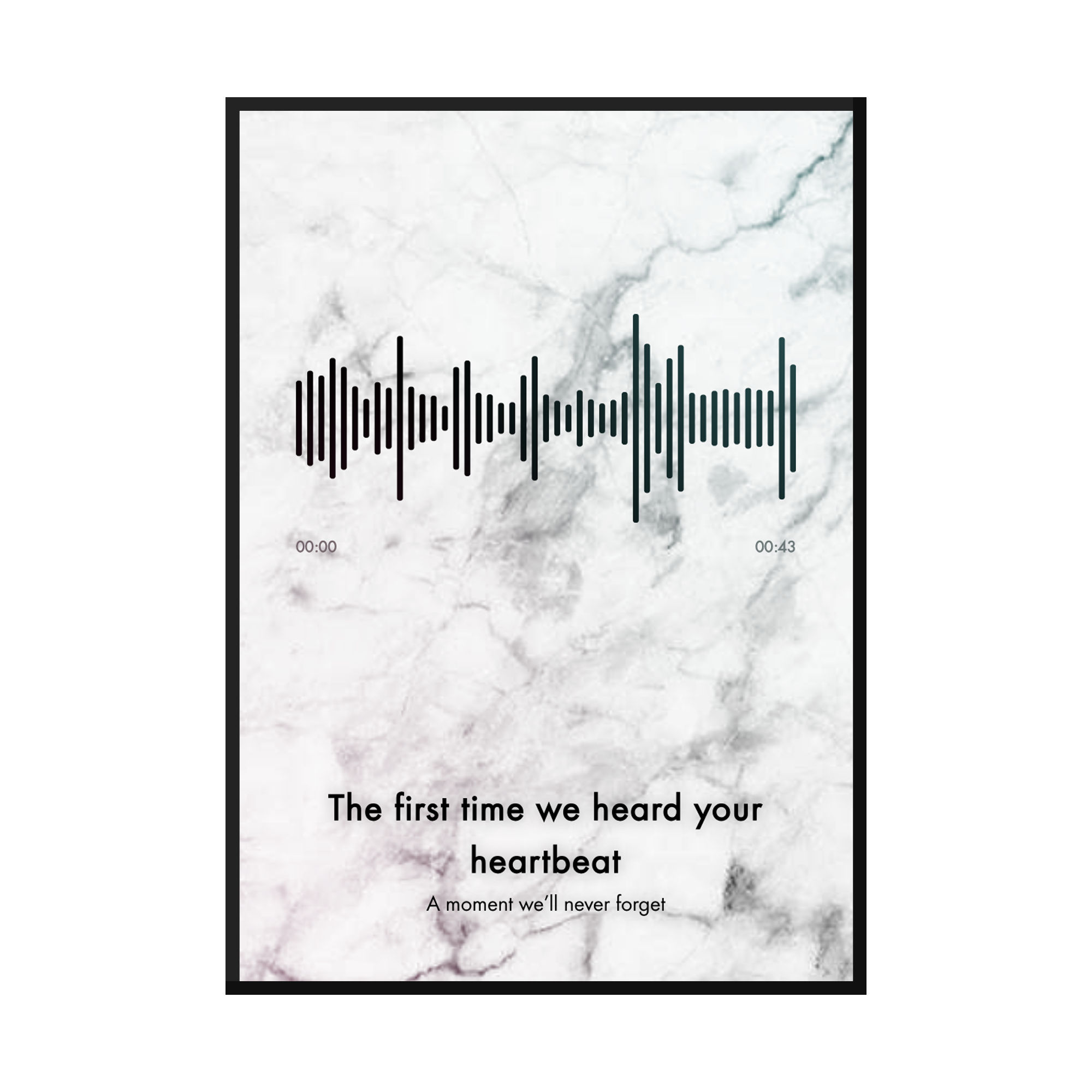 Sound wave poster