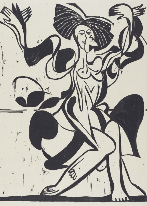 Ernst Ludwig Kirchner Mary Wigman's Dance poster