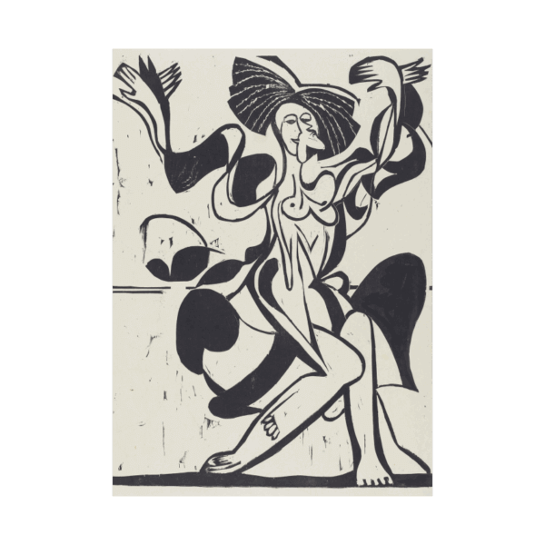 Ernst Ludwig Kirchner Mary Wigman's Dance poster