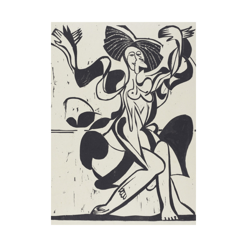 Ernst Ludwig Kirchner Mary Wigman's Dance poster