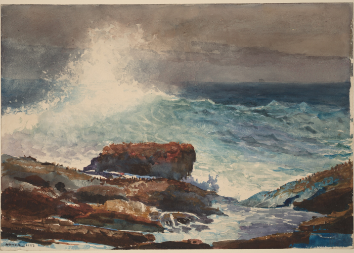 Winslow Homer Incoming Tide, Scarboro, Maine poster
