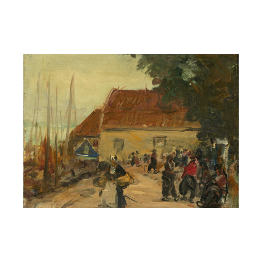 Robert Henri Volendam Street Scene by Robert Henri poster