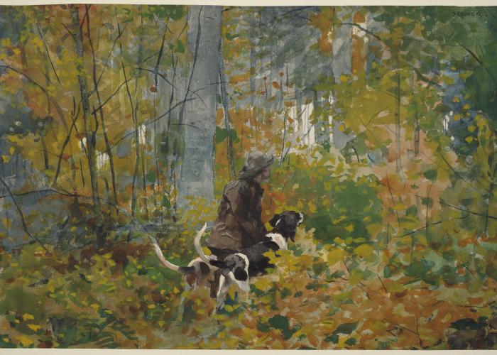 Winslow Homer On the Trail poster