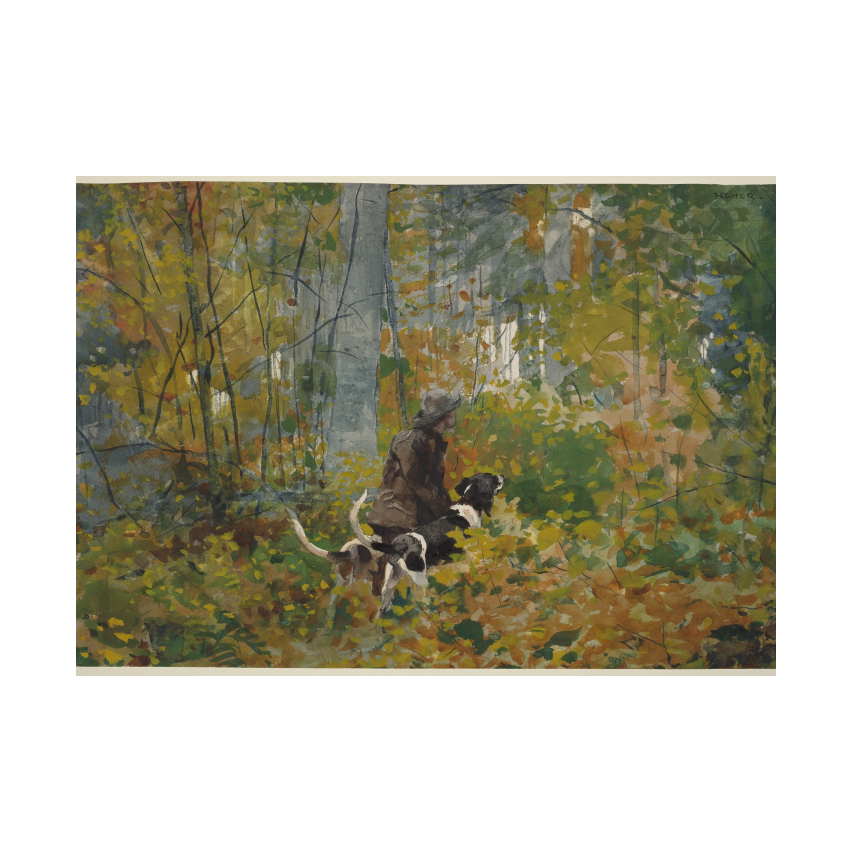Winslow Homer On the Trail poster