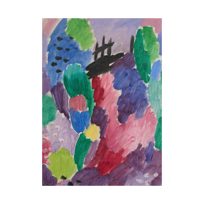 Alexej von Jawlensky Red Path, St. Prex by Alexej von Jawlensky poster