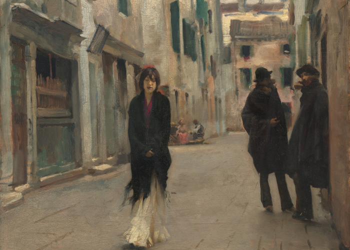 John Singer Sargent Street in Venice poster