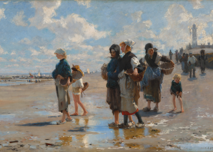 John Singer Sargent En route pour la pêche (Setting Out to Fish) poster