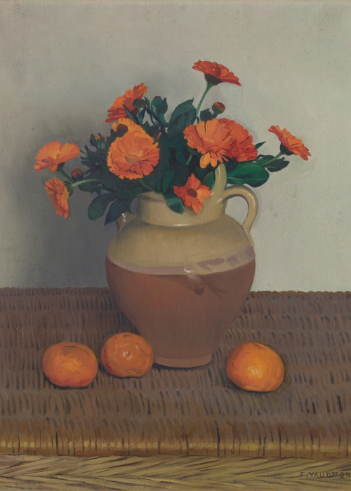 Félix Vallotton Marigolds and Tangerines poster