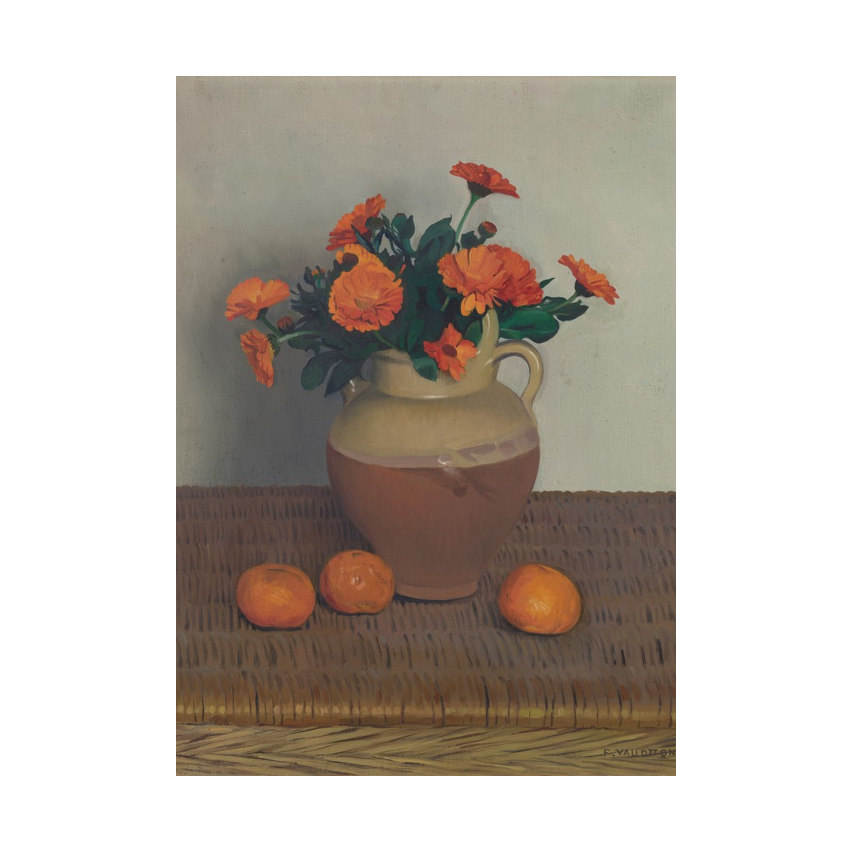 Félix Vallotton Marigolds and Tangerines poster