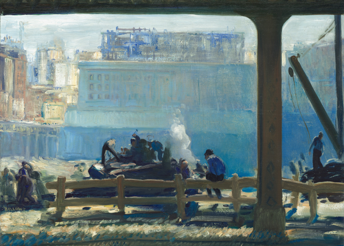 George Bellows Blue Morning by George Bellows poster