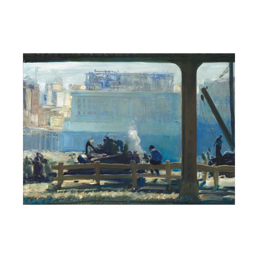 George Bellows Blue Morning by George Bellows poster