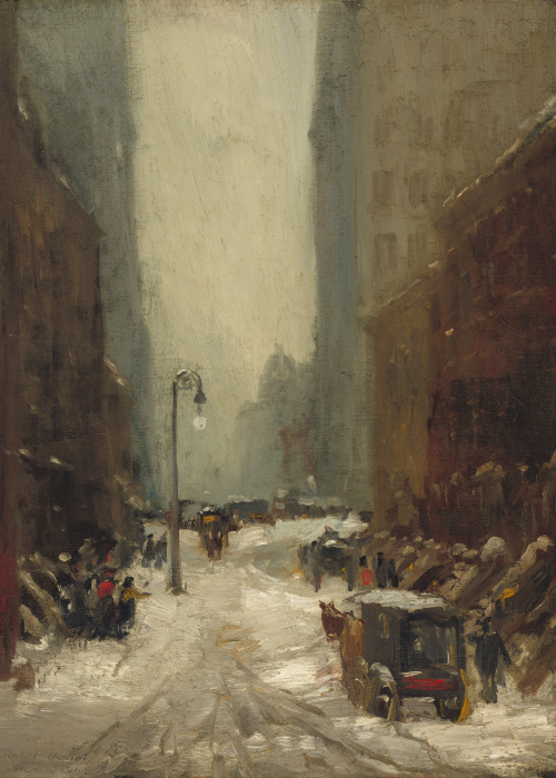 Robert Henri Snow in New York poster