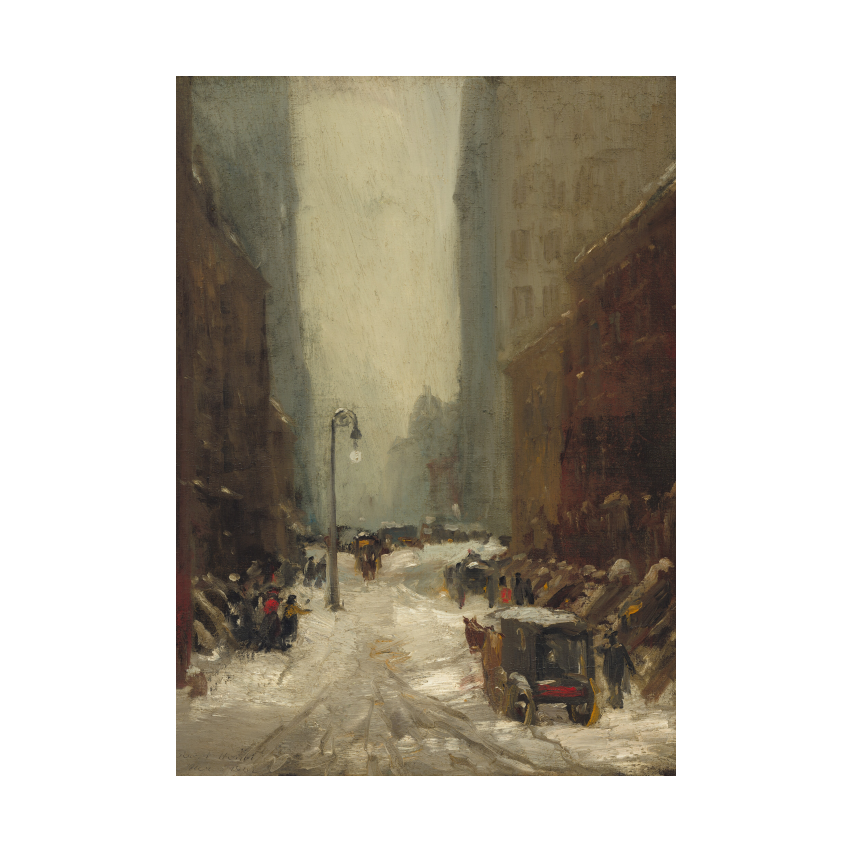 Robert Henri Snow in New York poster