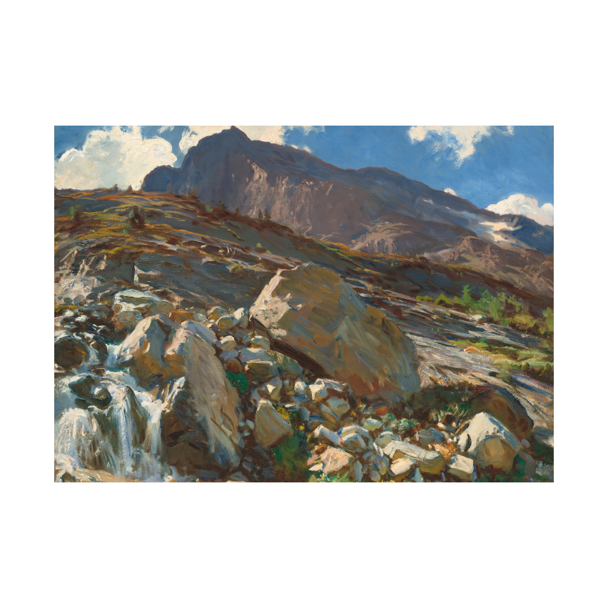 John Singer Sargent Simplon Pass by John Singer Sargent poster