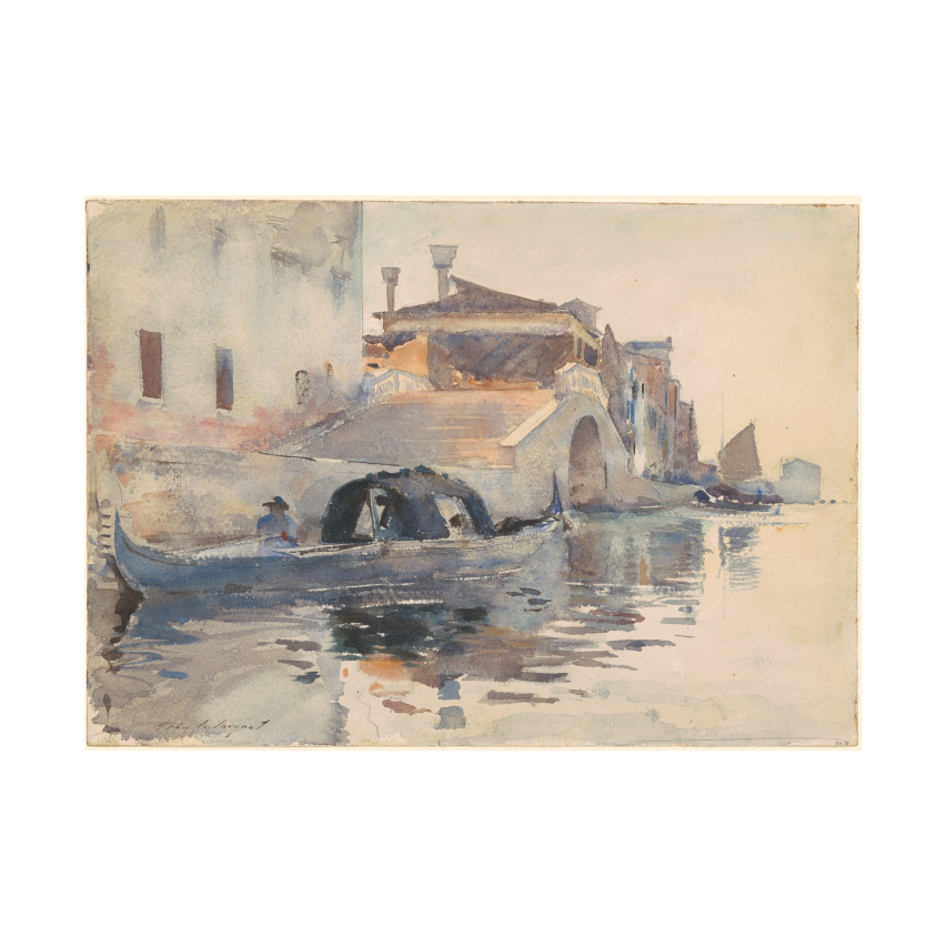 John Singer Sargent Ponte Panada, Fondamenta Nuove, Venice poster