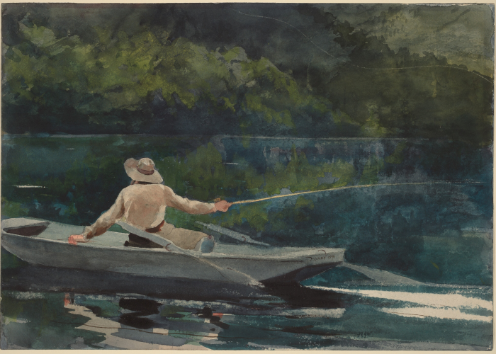 Winslow Homer Casting, Number Two poster
