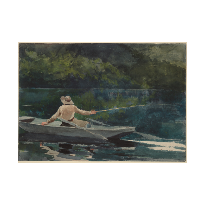 Winslow Homer Casting, Number Two poster