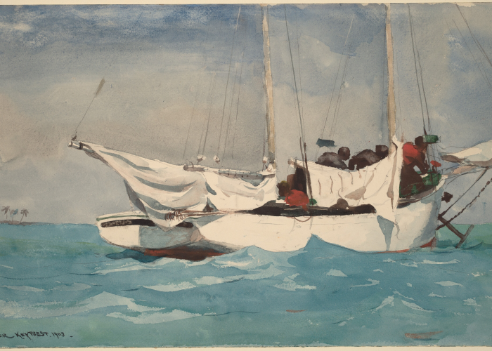 Winslow Homer Key West, Hauling Anchor poster