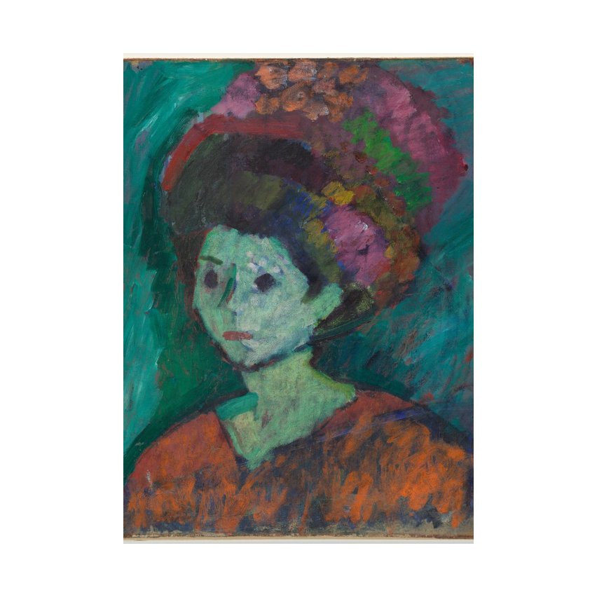 Alexej von Jawlensky Portrait of a Woman poster