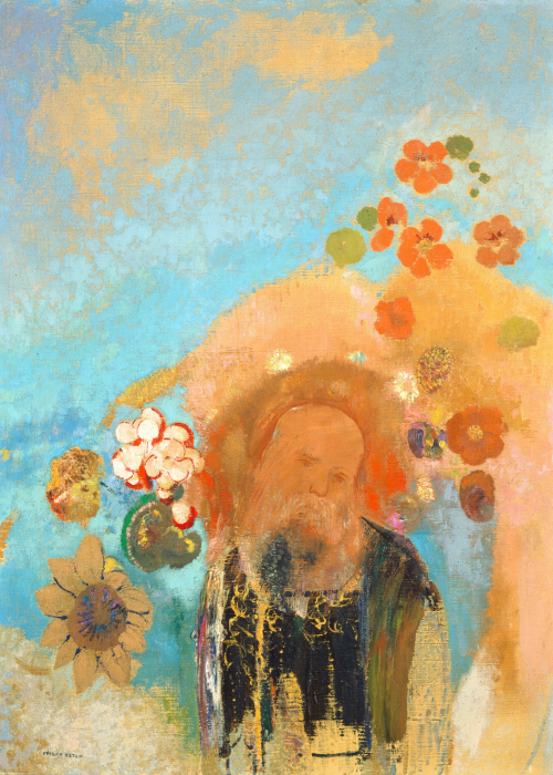 Odilon Redon Evocation of Roussel poster