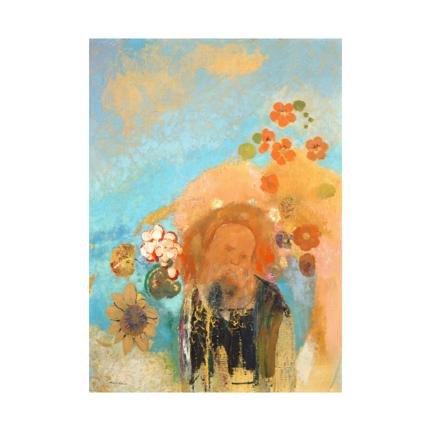 Odilon Redon Evocation of Roussel poster