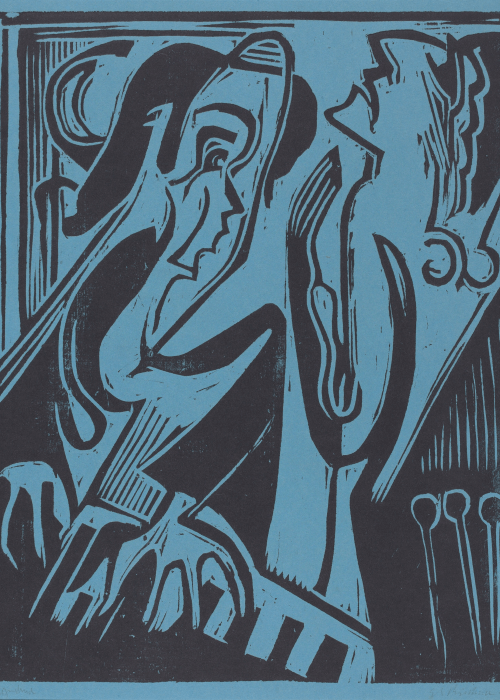 Ernst Ludwig Kirchner Pianist and Singer poster