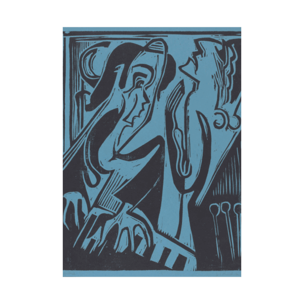 Ernst Ludwig Kirchner Pianist and Singer poster