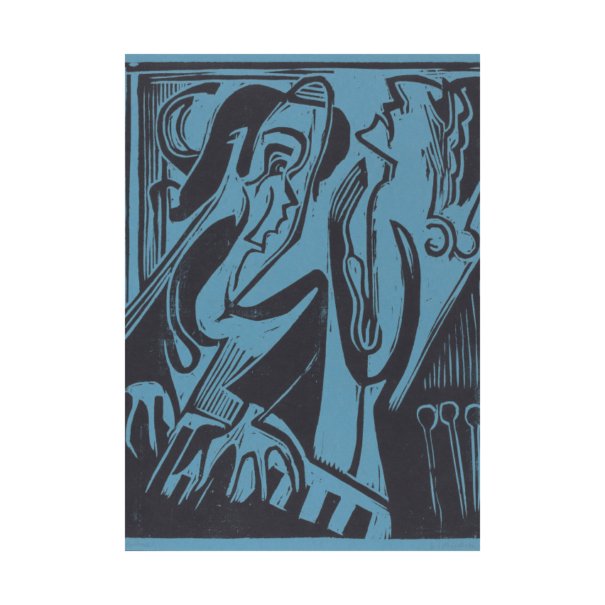 Ernst Ludwig Kirchner Pianist and Singer poster