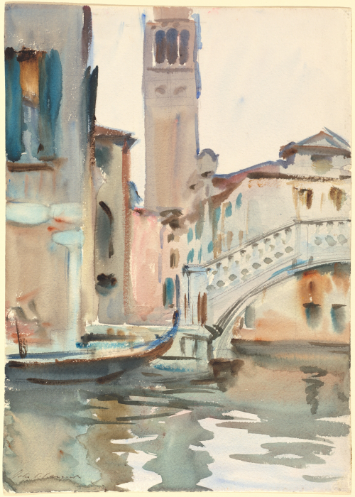 John Singer Sargent A Bridge and Campanile, Venice poster