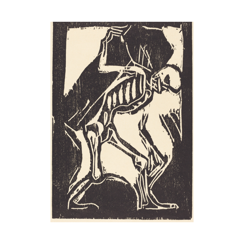 Christian Rohlfs Death with a Coffin poster