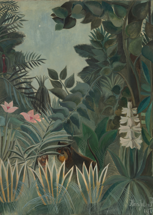 Henri Rousseau The Equatorial Jungle poster