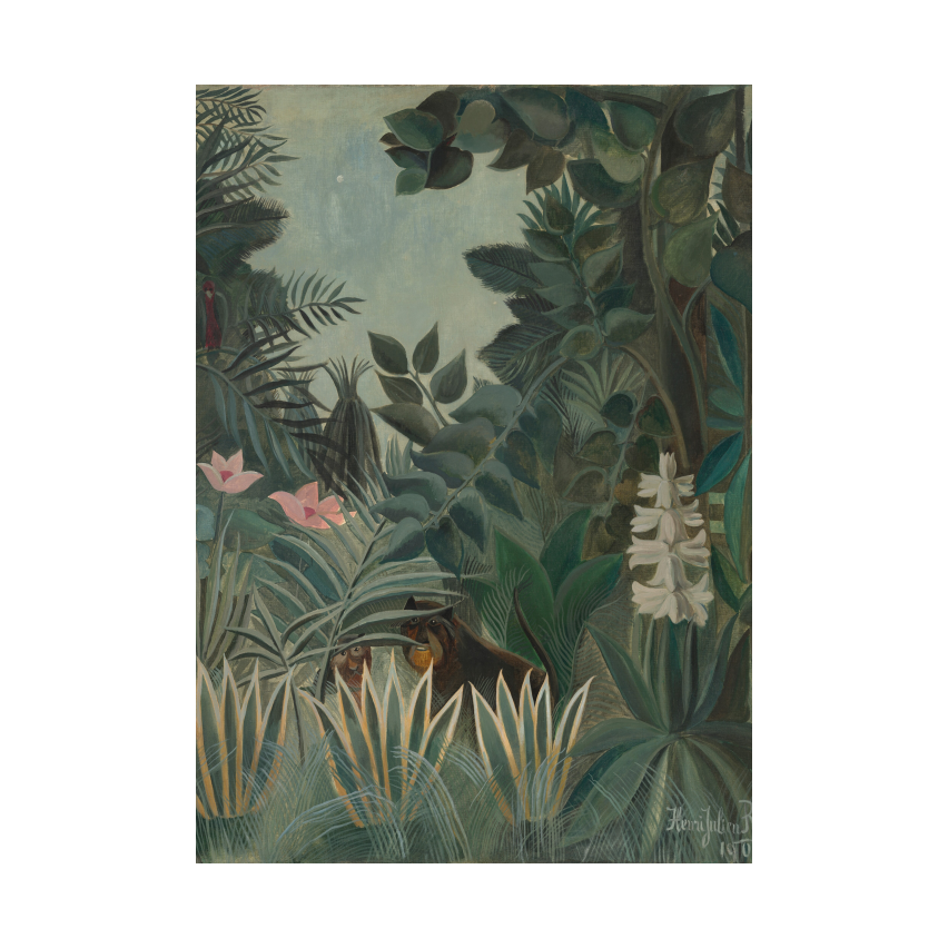 Henri Rousseau The Equatorial Jungle poster