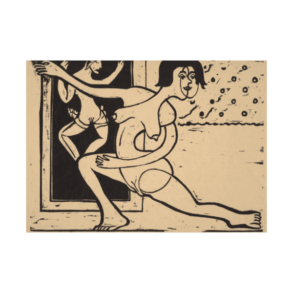 Ernst Ludwig Kirchner Dancer Practicing poster