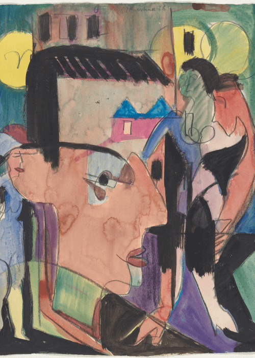 Ernst Ludwig Kirchner Self-Portrait poster