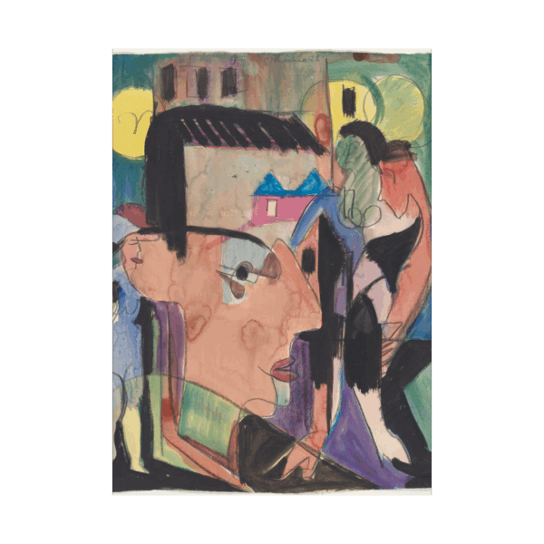 Ernst Ludwig Kirchner Self-Portrait poster