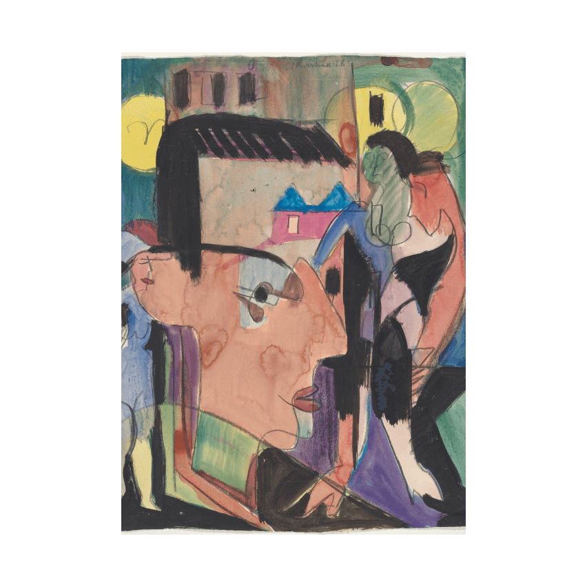 Ernst Ludwig Kirchner Self-Portrait poster