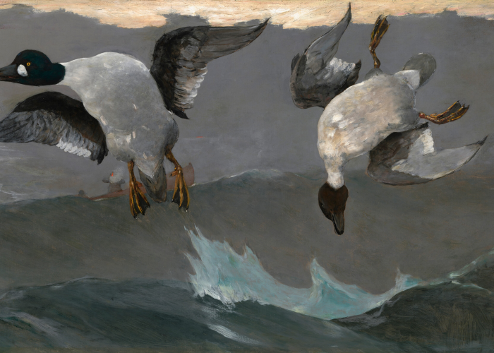 Winslow Homer Right and Left by Winslow Homer poster