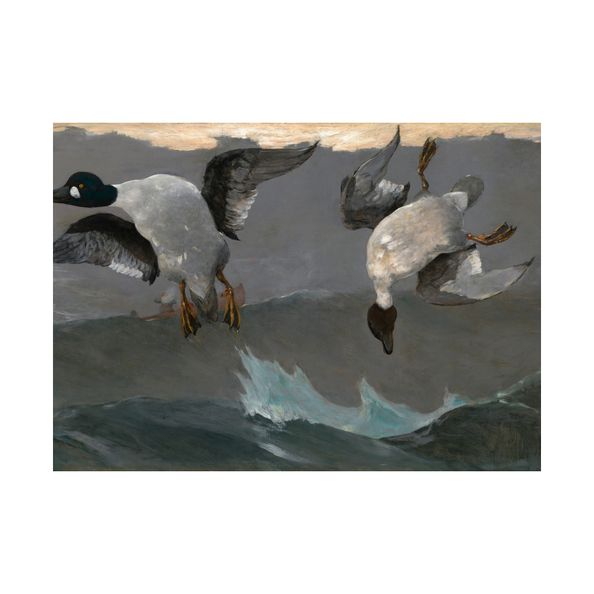 Winslow Homer Right and Left by Winslow Homer poster