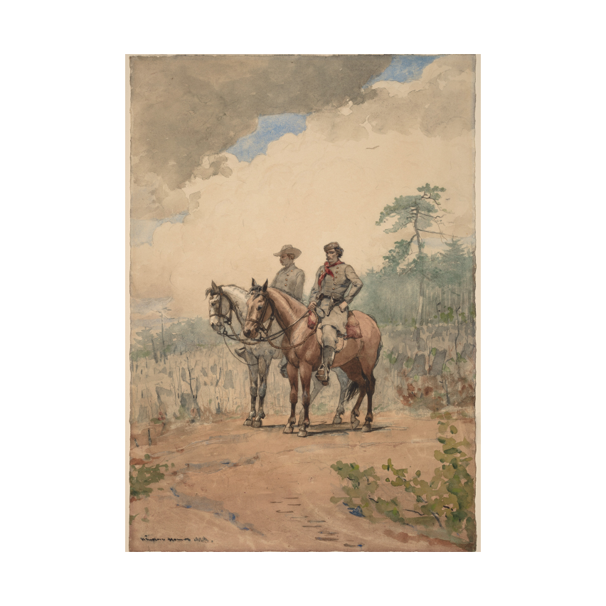 Winslow Homer Two Scouts poster
