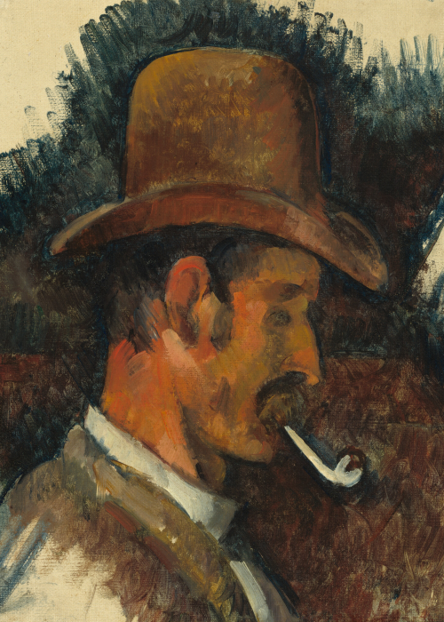 Paul Cezanne Man with Pipe poster