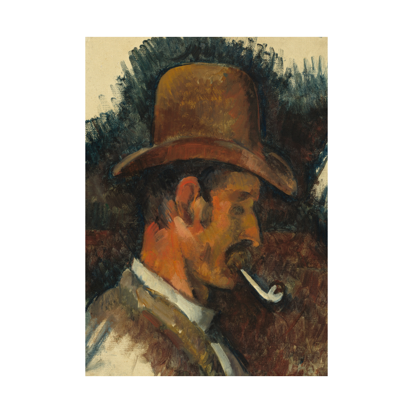 Paul Cezanne Man with Pipe poster