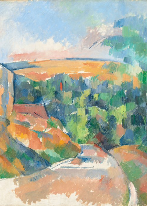 Paul Cezanne The Bend in the Road poster