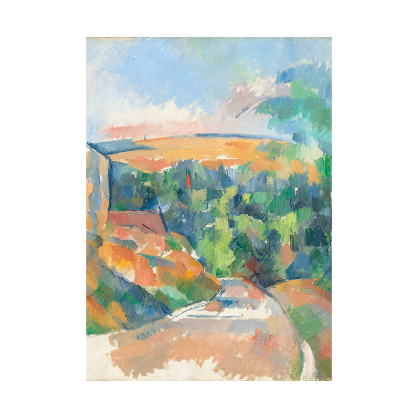 Paul Cezanne The Bend in the Road poster