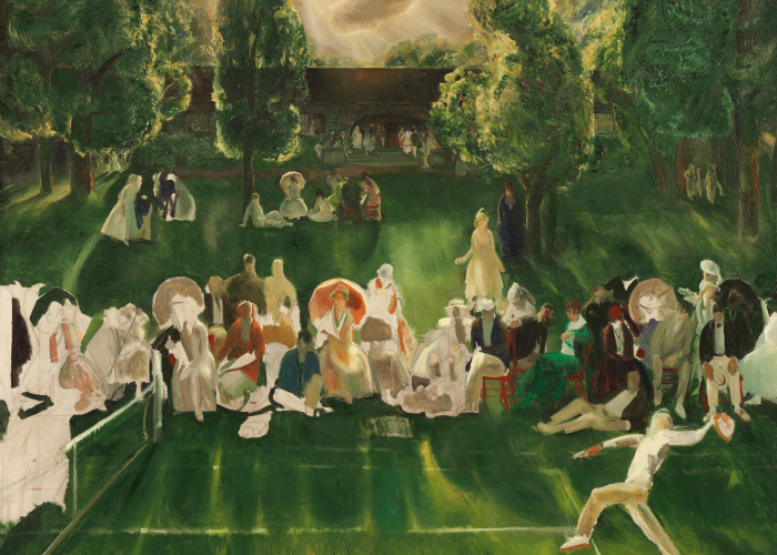 George Bellows Tennis Tournament poster