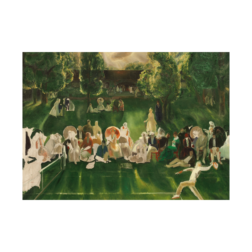 George Bellows Tennis Tournament poster