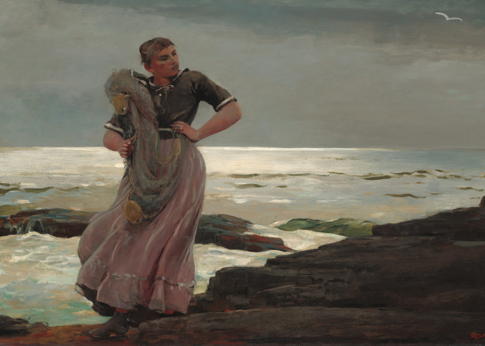 Winslow Homer A Light on the Sea poster
